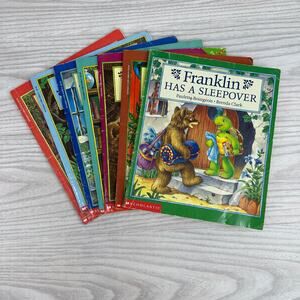 Lot of 7 Franklin the Turtle Paulette Bourgeois & Brenda Clark Storybook Series